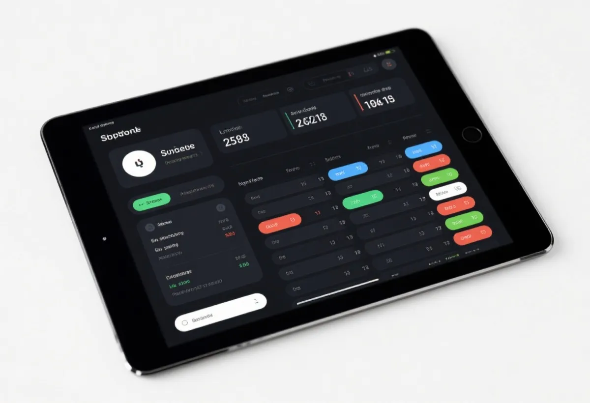 赛事与数据面板示意